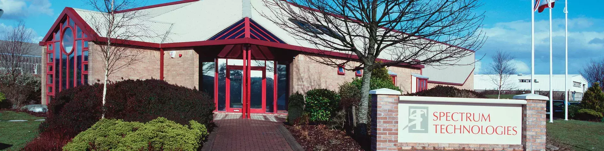 office with logo